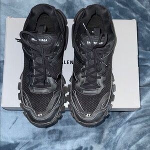 Balenciaga Black Track 3 sneaker (fits like sz 13)